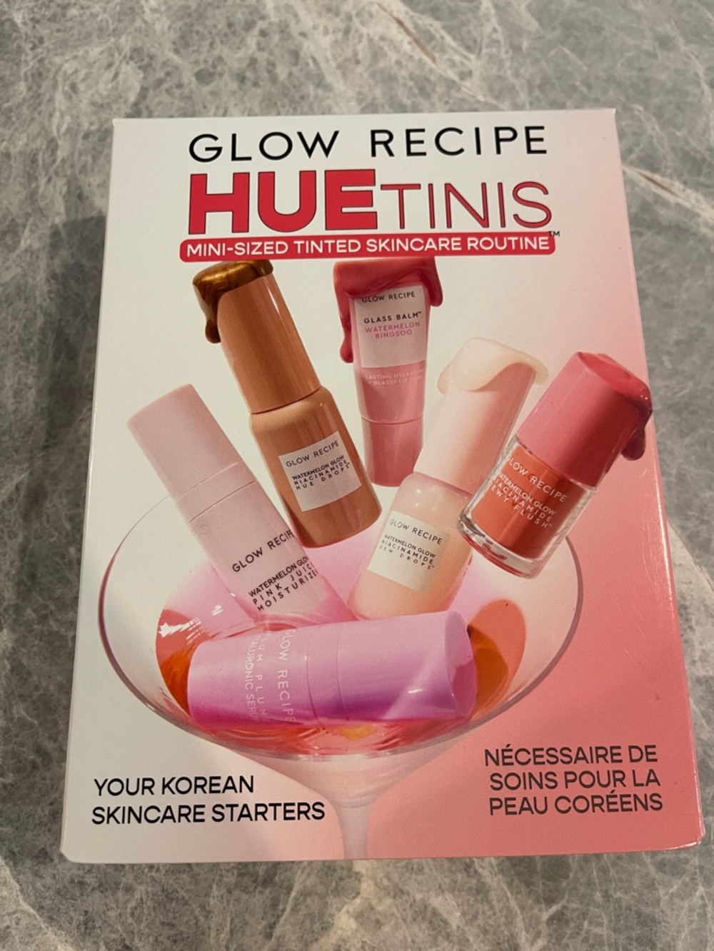Glow Recipe HUEtinis Mini Tinted Primer Set - Pink, Peach, Red